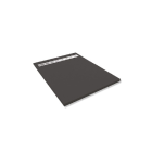 Receveur avec pente pour siphon - linodouche - sh caniveau 600