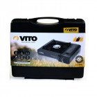 Rechaud gaz 2.2 kw portable piezo + 2 cartouches gaz à baillonnette. Rechaud camping gaz butane propane