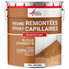 Résine époxy anti remontées capillaire pour pose avant revêtement de sol REVEPOXY ARC - Incolore 10 kg