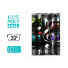 Rideau de douche musique multicolore 180 x 200 polyester music msv