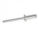 Rivets aveugles avec tête bombée ouverte - 4,8 x 12 mm / 5,5 - 7,5 mm, 250 pcs