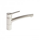 Robinet mitigeur kludi trendo évier de cuisine dn 15 finition acier inox brossé