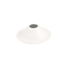 Boite de 100 rosaces coniques blanc Ø9 - 50609