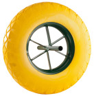 Roue increvable de 395mm avec axe 20mm