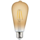 Ampoule led à filament vintage poire 4w (eq. 32w) e27 2200k
