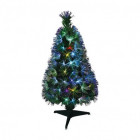 Sapin de noël fibre optique "new-york" 90 cm