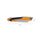 Scie à coupe tirante pliante fiskars - powertooth - 25cm - 13tpi