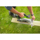 Scie circulaire greenworks 24v brushless - 184 mm - sans batterie ni chargeur - gd24cs