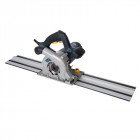 Scie circulaire plongeante compacte 110 mm avec kit rail de guidage