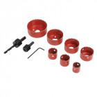 Scies cloches 11 pièces bois plâtre placo de 21 à 64 mm en stock livré 24/48h helloshop26 3417136