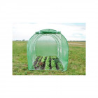 Serre de jardin bâché 3x2x2m tunnel en acier galvanisé       vert