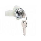 Serrure à clé livrée avec 2 clés pour condamner les trappes d'accès gtl (fz597)