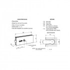 Serrure de milieu 9045 de Metalux