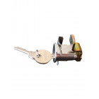 Serrure de remplacement porte avant bal bois - creastuce