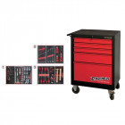 Servante dakarédition 5 tiroirs équipée de 158 outils