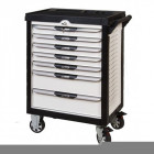 Servante pearlline blanche 7 tiroirs équipée de 263 outils