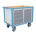 Servante d'atelier équipée 1 bloc porte et 1 bloc tiroirs 500 kg - 880002991