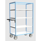 Servante multi-niveaux avec 3 étagères plateau bois 1000 x 600 mm 500 kg - 880725224