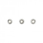 Set de 3 anneaux encastrables inclinables philips - gu10 - 9 cm - chrome mat - 93513