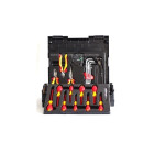 Perceuse visseuses à percussion BOSCH GSB 18 VE-EC 2x5.0Ah chargeur et coffret +SET WIHA 0615990HF8