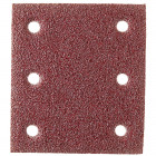 25 feuilles abrasives auto-agrippants 102 x 114 mm et 2 x 3 trous d'aspiration grain : 120