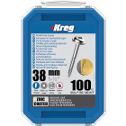 Vis à trous de poche 38 mm Revêtu de Zinc Maxi-Loc, Filetage fin, 100 -KREG - SML-F150-100