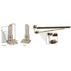 Ferrure support de poteau 60/210 (droite) pour twist 200e / el SOMMER