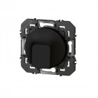 Sortie de câble standard dooxie finition noir emballage blister (095281)