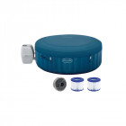 Spa gonflable rond bestway - 6 places - 196 x 71 cm - wifi - lay-z-spa milan airjet plus - 60029