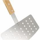 Spatule inox 38x25cm barbecue et plancha