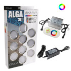 Spot LED à Encastrer - RGB - Telecommande + Transformateur 30W - ALGA - Ø80mm - Ø perçage 61mm - Plug & Play - Basse Intensité - Dimmable