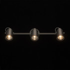 Spot argenté industrial 3 ampoules 15 cm