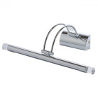 Spot chromé techno 1 ampoule 21 cm