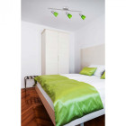 Spot chromé techno 3 ampoules 15 cm
