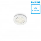 Spot encastré à led philips albireo 2700k white 1x4w