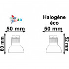 Spot led GU10 5 watt (eq. 50 watt) - pack de 2 - blanc neutre - Couleur eclairage - Blanc neutre