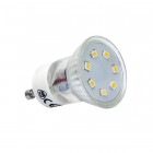 Spot led GU10 MR11 2,2 watt (eq. 15 watt) - Couleur eclairage - Blanc froid