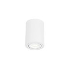 Support de spot saillie gu10 (sans ampoule) cylindre blanc