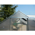 Serre jardin structure aluminium panneaux polycarbonate 4 mm 6,03 m2, habsr1931j