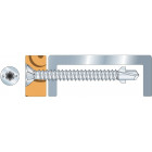 Vis bois BW sur structure acier Simpson