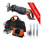 Starter pack 18v scie sabre aeg bus18-0 + setl1840bl + s811th