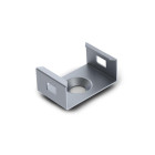 Support de montage pour profilé pour ruban led slimline 7 mm - acier à ressort - argent