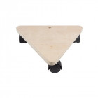 Support Roulant Pour Meubles - Triangle - 290 X 290 X 290 Mm - Charge Max. 50 Kg