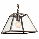 Suspension 1 ampoule kew, laiton antique