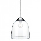 Suspension 21 cm bordeaux, verre clair Suspension 21 cm bordeaux, verre clair