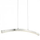 Suspension 23w clover, en chrome et cristal