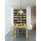 Suspension 25 cm empire, laiton antique et verre Suspension 25 cm empire, laiton antique et verre