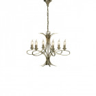 Suspension 6 ampoules penn, laiton brossé Suspension 6 ampoules penn, laiton brossé