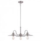 Suspension admiral, nickel antique, 3 ampoules