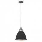 Suspension amelia, zinc et verre, 32 cm
